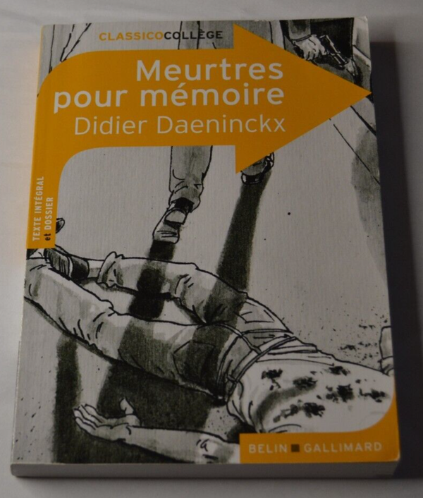 Meurtres pour mémoire - Didier daenincks - livre