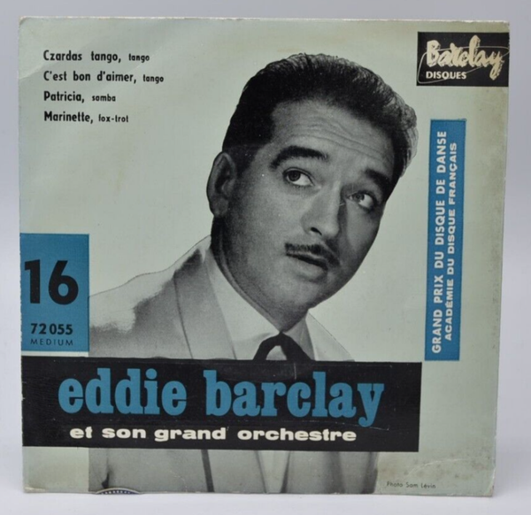 disque vinyle 45 tours - czardas tango eddie barclay