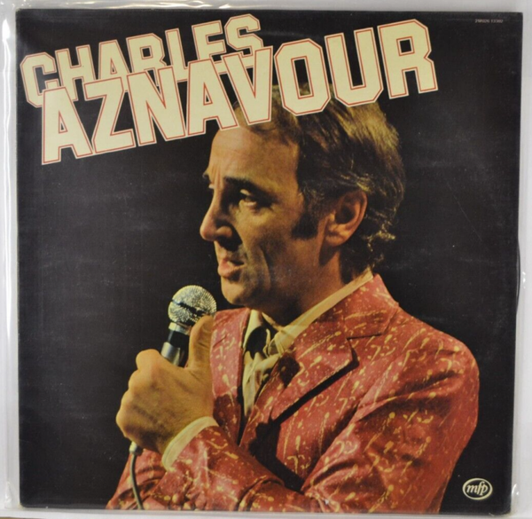 sur ma vie Charles Aznavour - disque vinyle 33 tours