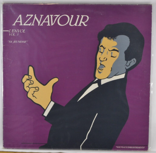 l'envol Charles Aznavour - volume 3 - disque vinyle 33 tours