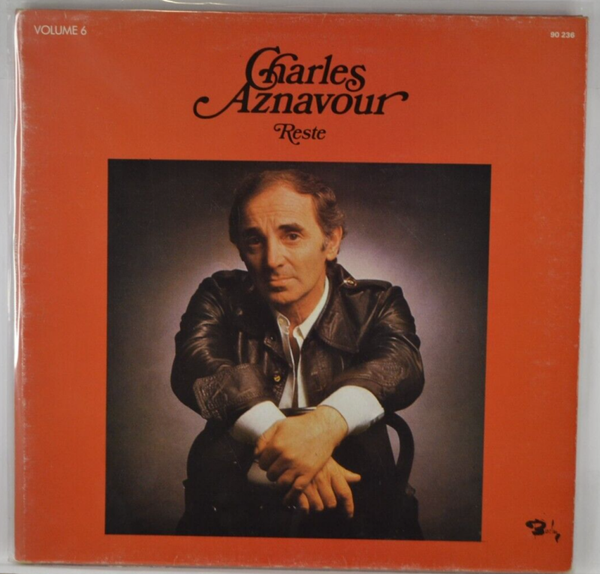 reste  - Charles Aznavour - volume 6 - disque vinyle 33 tours