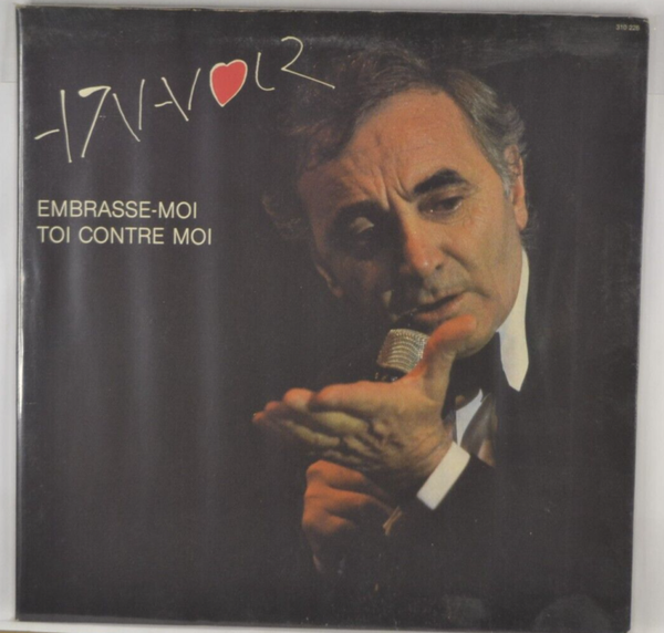 embrasse moi - Charles Aznavour - disque vinyle 33 tours