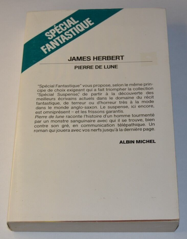 Pierre de Lune - James Herbert - livre