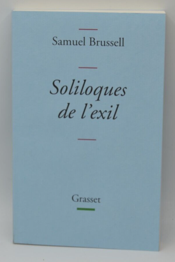 Soliloques de l'exil - Samuel Brussell - livre