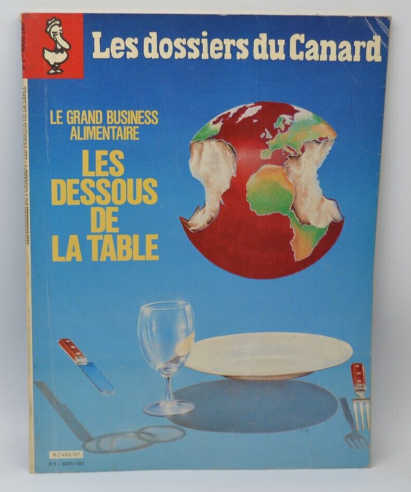 Les dessous de table - Les Dossiers du Canard - N°6 - 1983 - livre