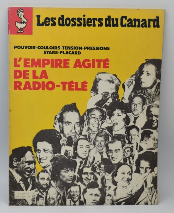 L'empire agité de la radio télé - Les Dossiers du Canard - N°8- 1983 - livre