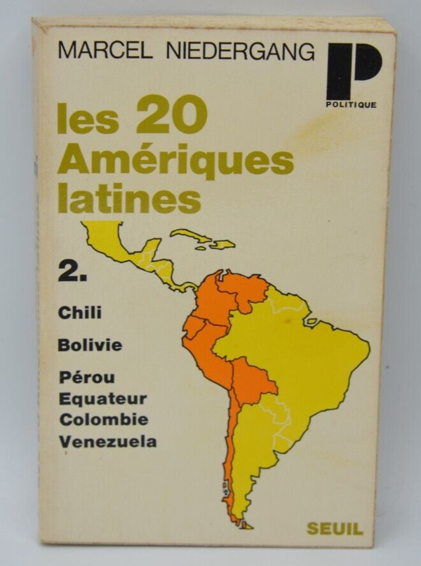 Les 20 Amériques Latines -tome 2 Marcel Niedergang - 1975 - livre