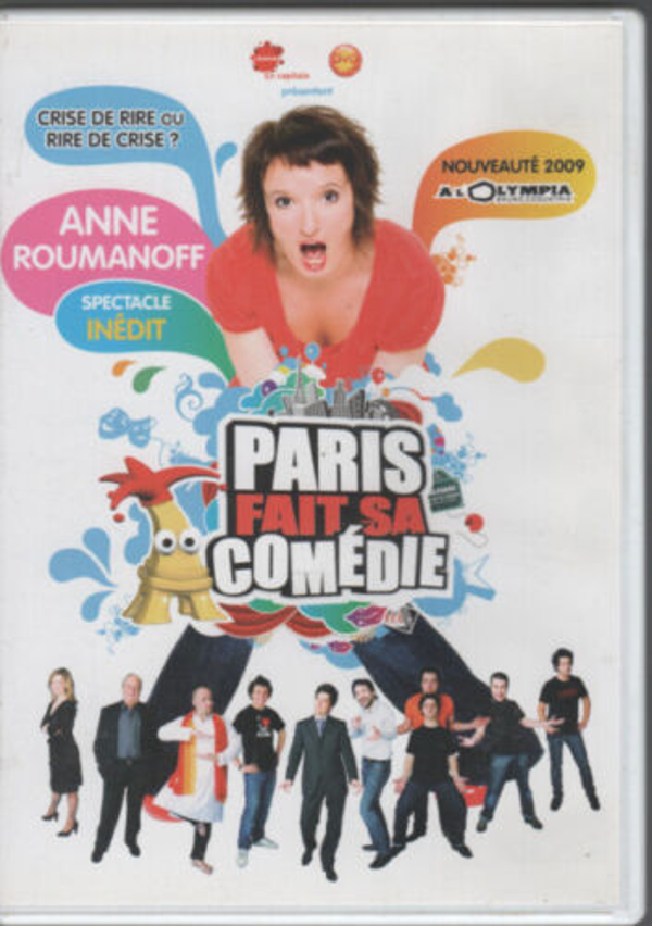 dvd - Anne ROUMANOFF - Paris fait sa comédie