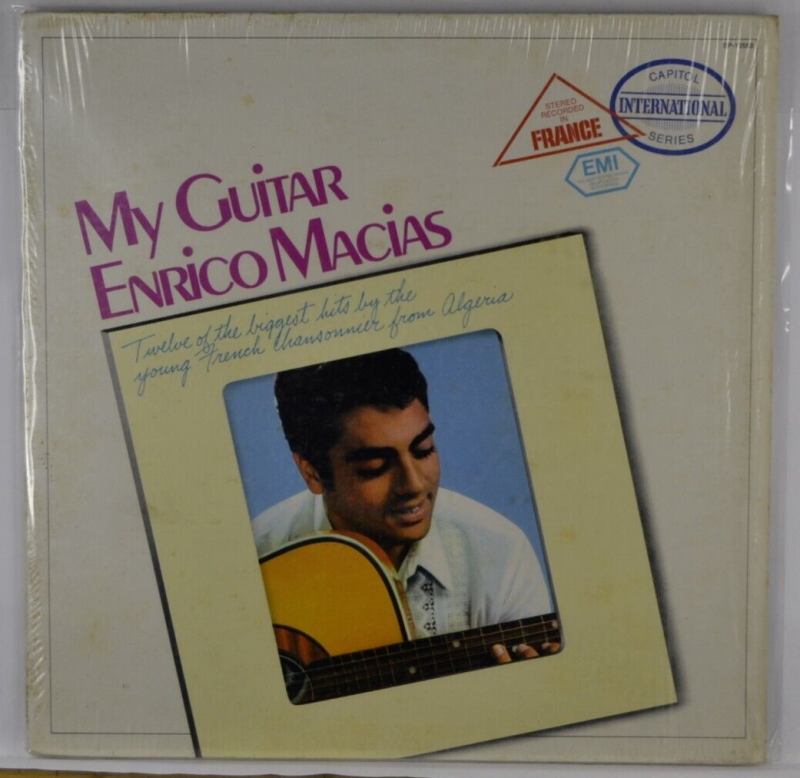 my guitar enrico macias - disque vinyle 33 tours