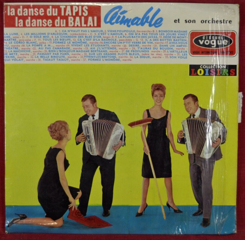 la danse du tapis aimable et son orchestre - disque vinyle 33 tours