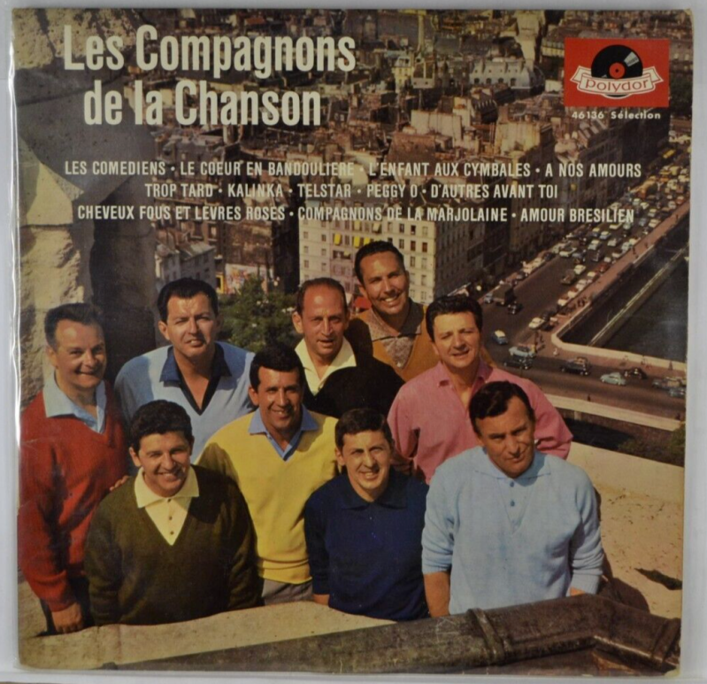 les comédiens les compagnons de la chanson - disque vinyle 33 tours