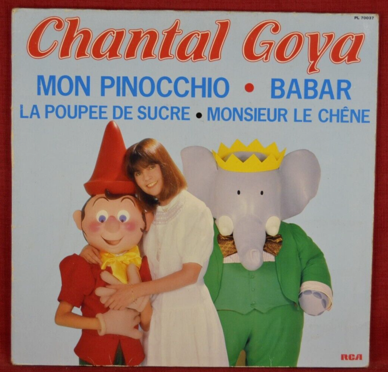 chantal goya mon pinocchio - disque vinyle 33 tours