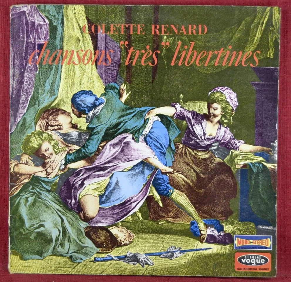 colette renard chansons très libertines - disque vinyle 33 tours