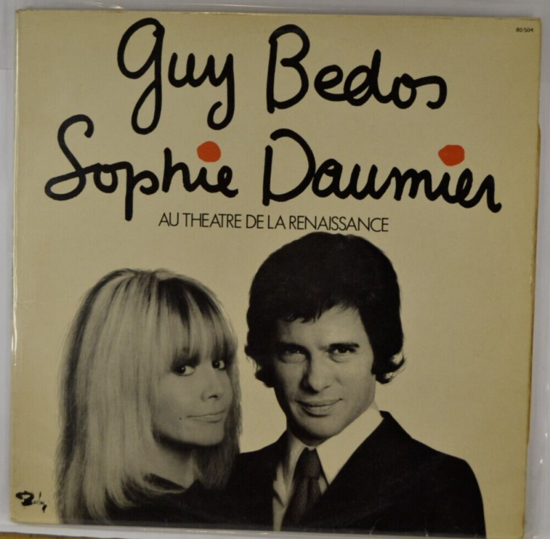 Guy Bedos Sophie Daumier au théâtre de la renaissance - disque vinyle 33 tours