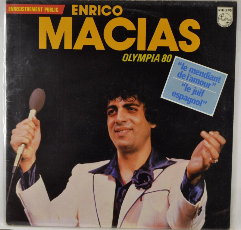 olympia 80 enrico macias - disque vinyle 33 tours