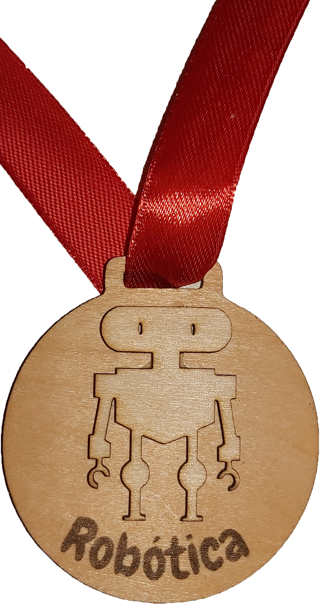 Medalla relieve robotica