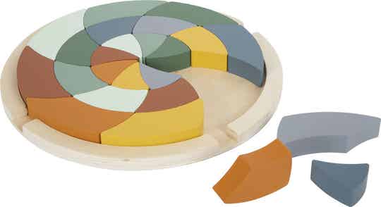 Houten Vormenpuzzel Safari Rond, 24st.