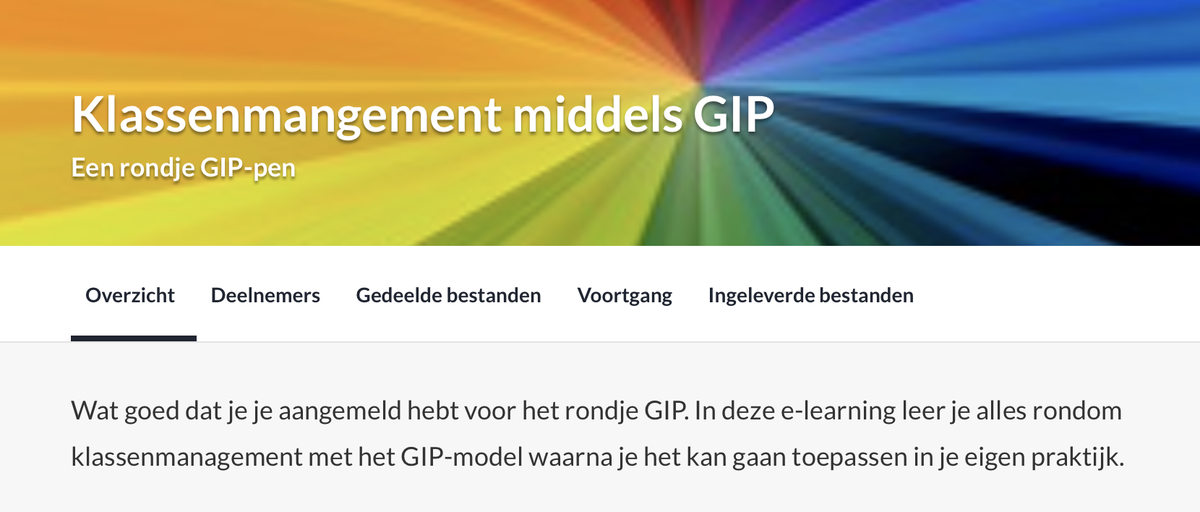 Gip Inleiding Klassenmanagement via GIP (digitale training) | Onderwijssupporter