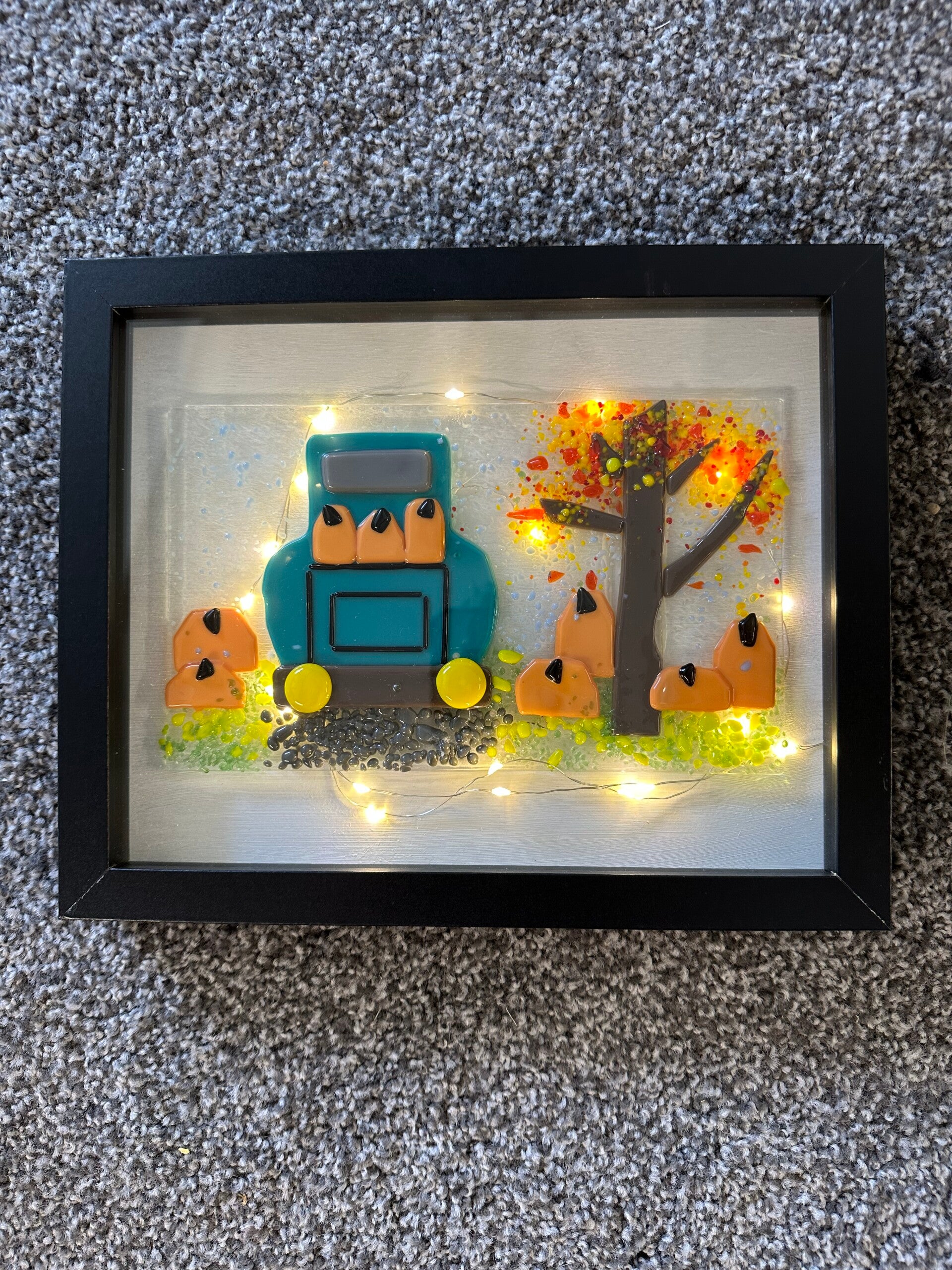 Fall Scene Shadow Box