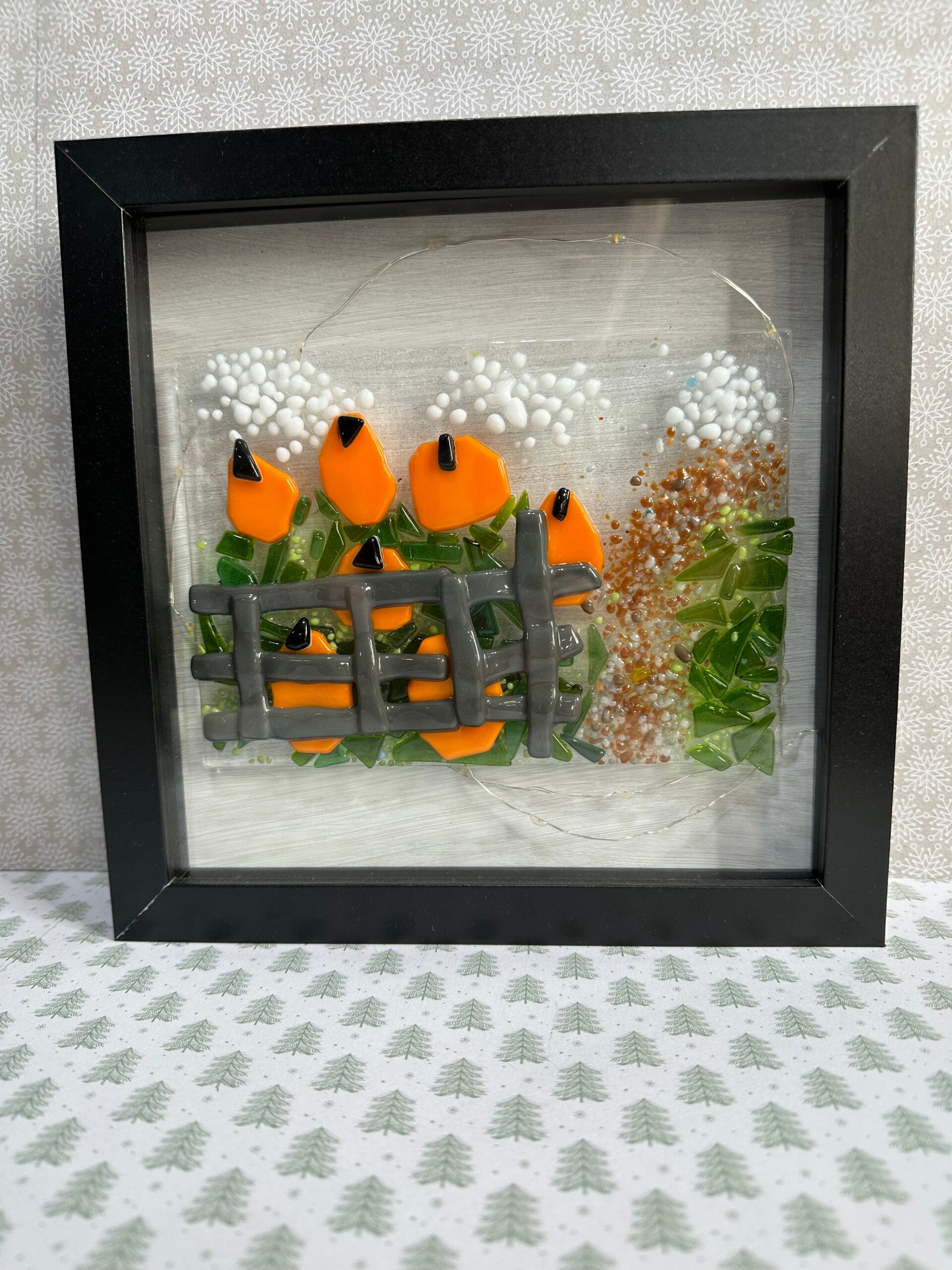 Pumpkin Farm Shadow Box