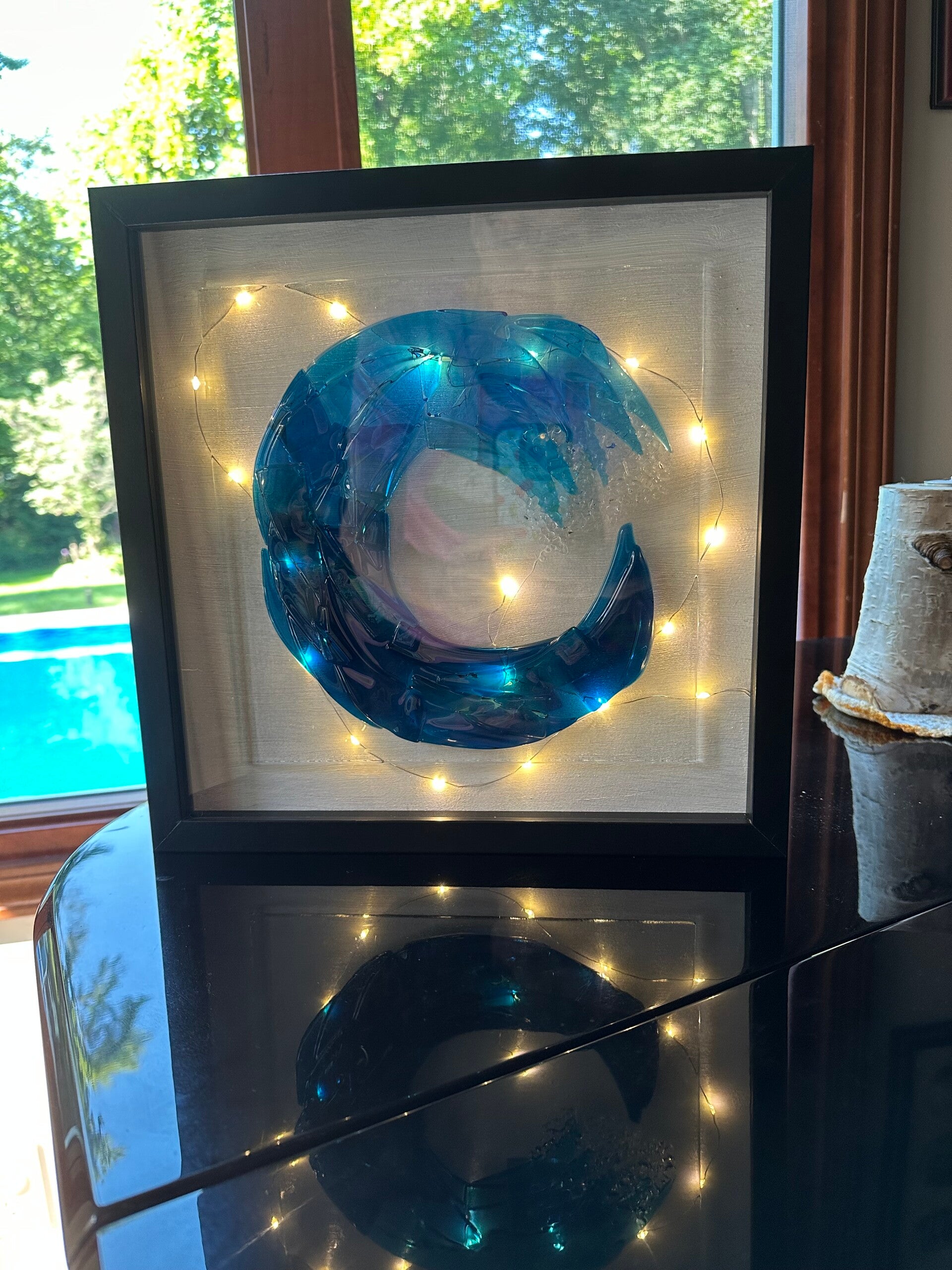 Ocean Wave Shadow Box