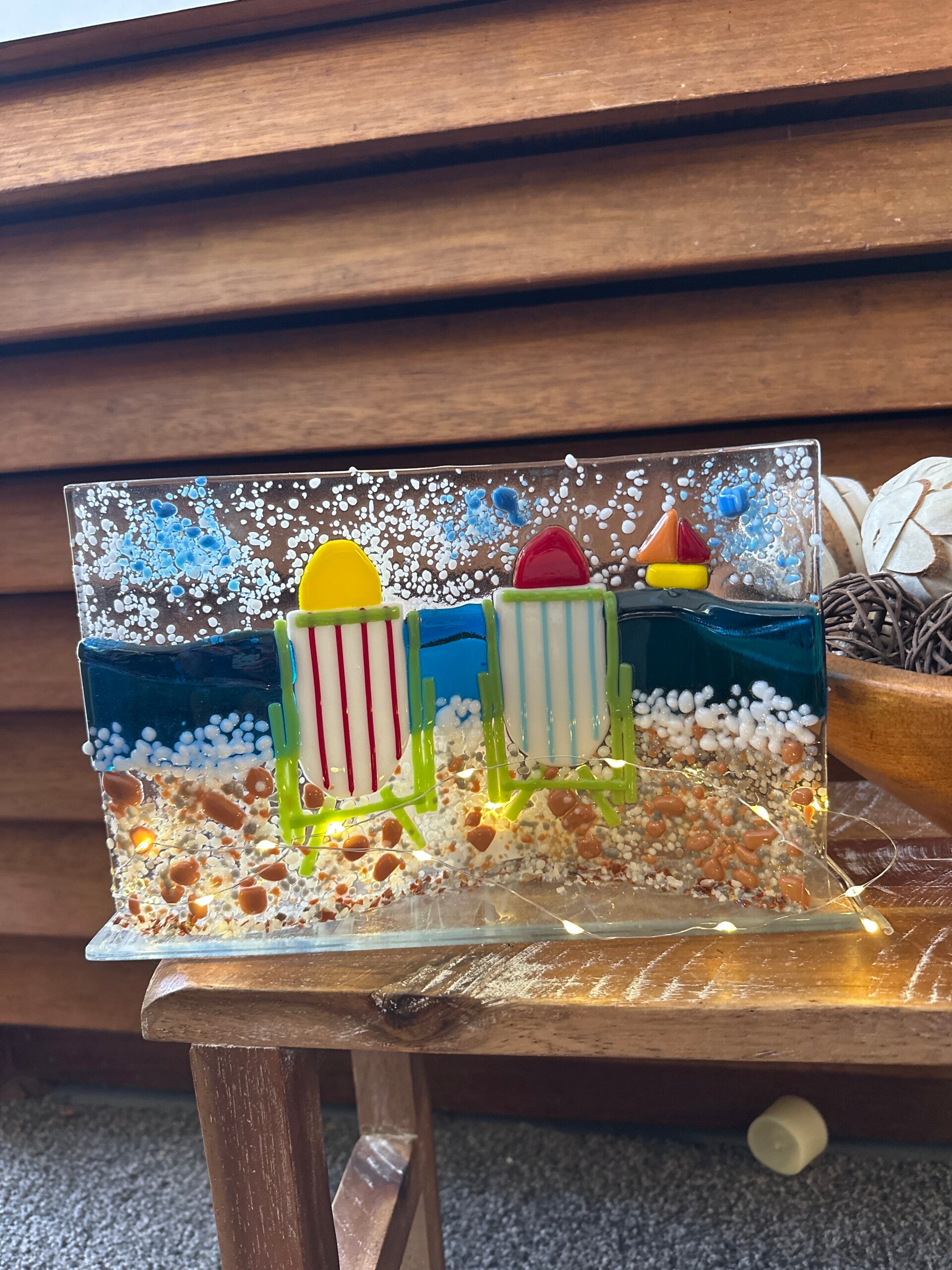 Relaxing by the ocean