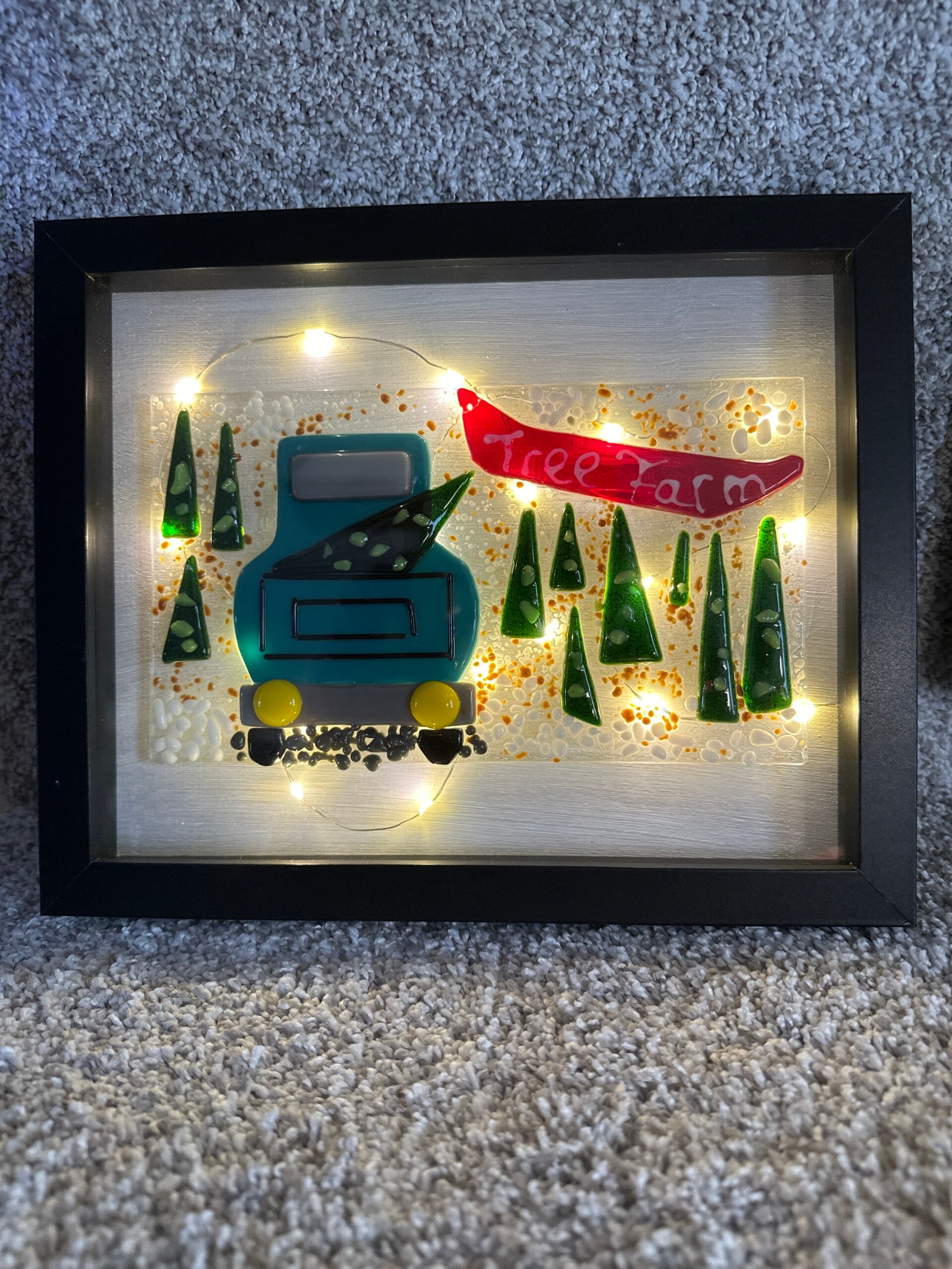 Tree Farm Shadow Box