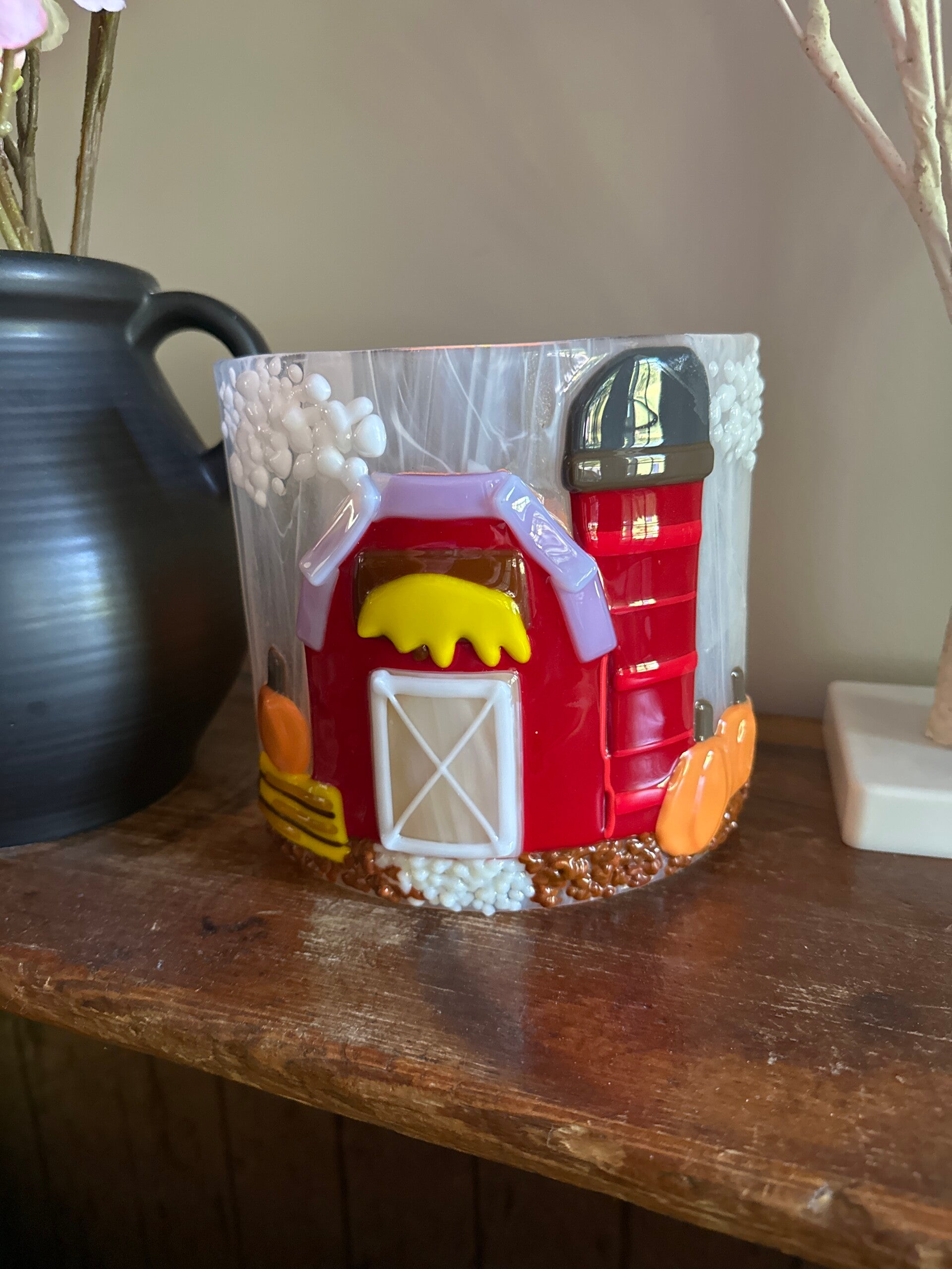 Curved Pumpkin Farm Panel