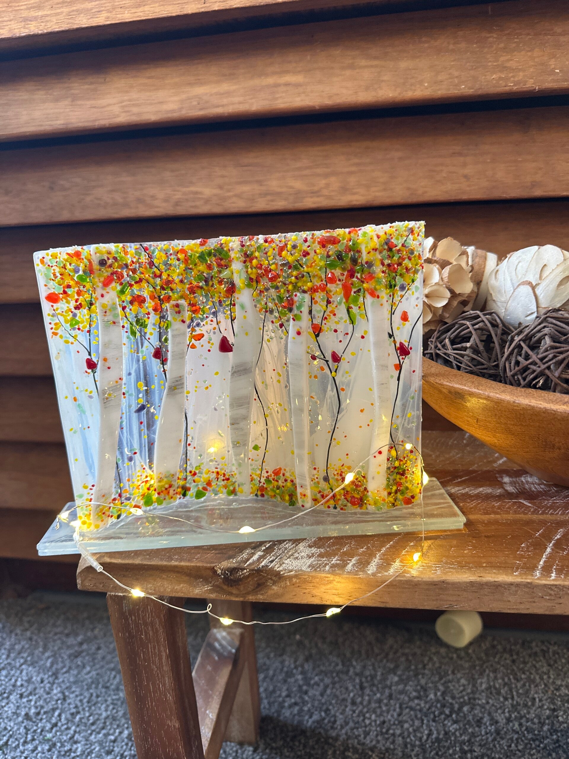 Fall Birch Tree Panels