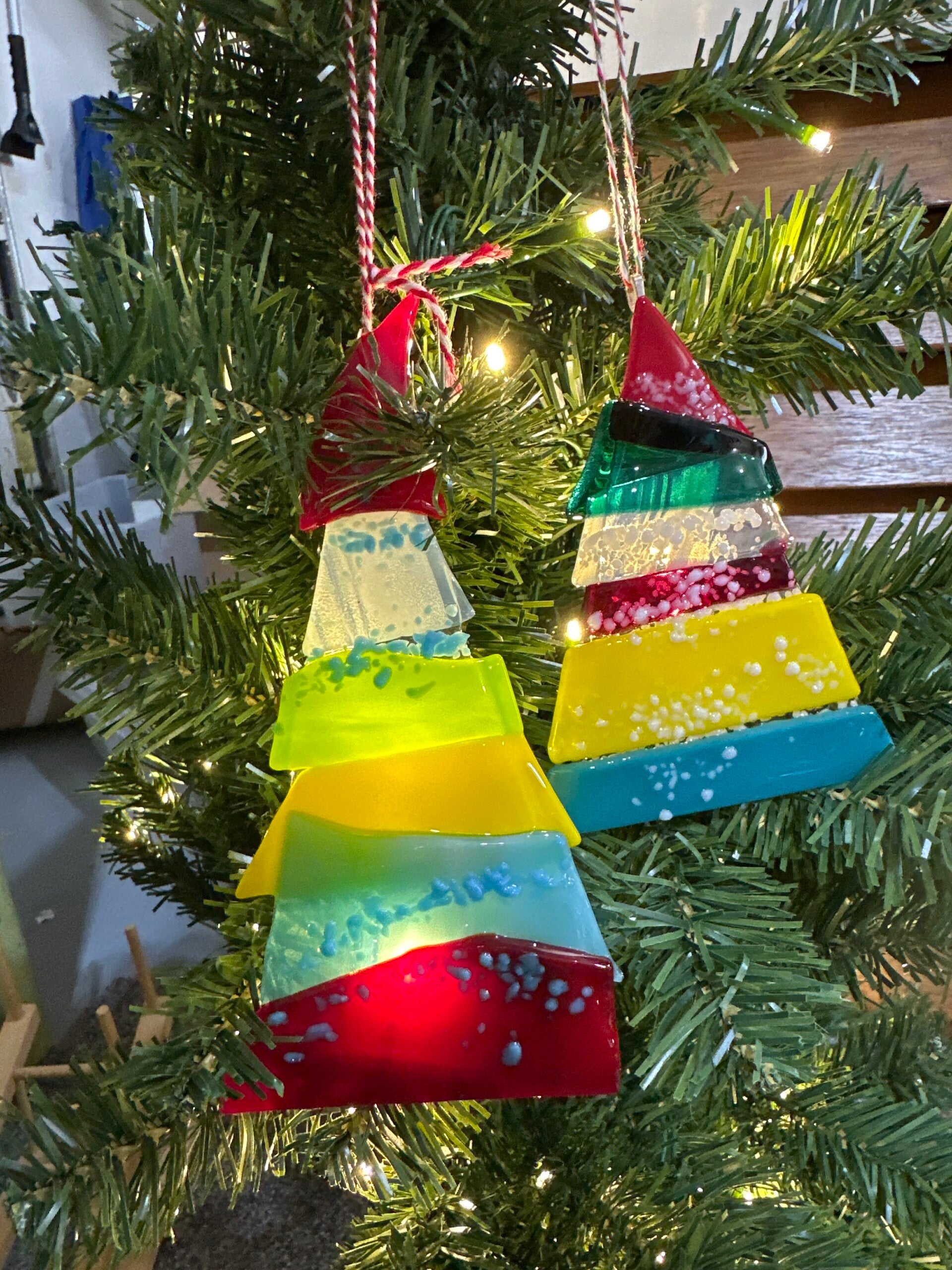 Funky tree ornaments – large