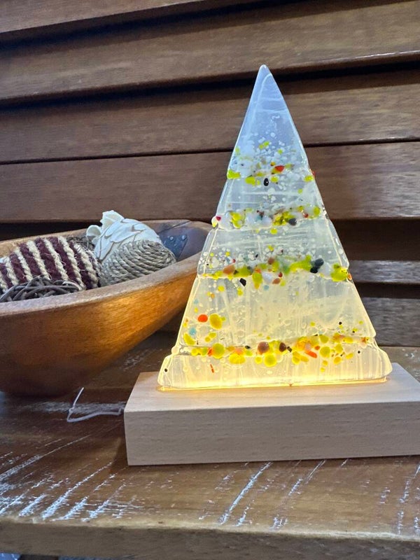 5" x 7" panels with single white LED light