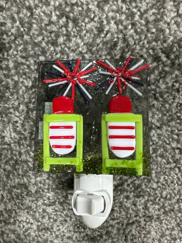 Fireworks on the Beach Nightlight