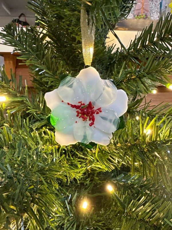 Poinsettia ornaments