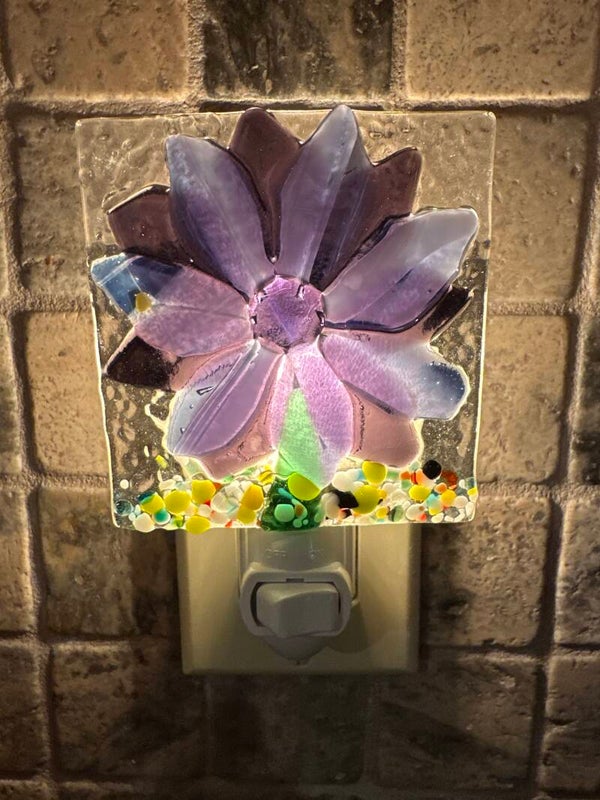 Variegated purple nightlight