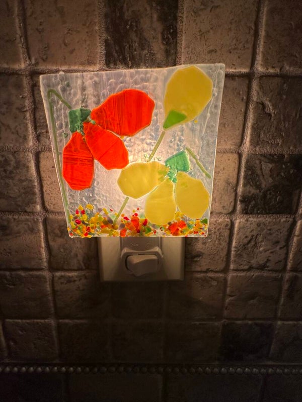 Fall flower night light