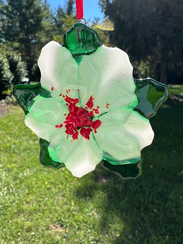 Poinsettia ornaments