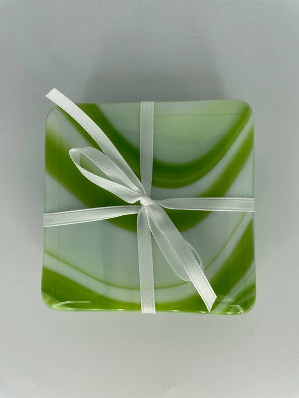 Green/White Coasters