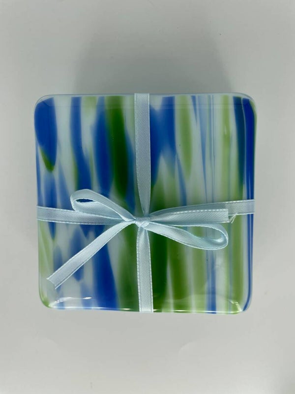 Blue/Green/White Coasters