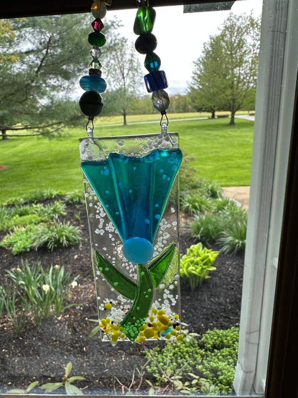 Blue suncatcher