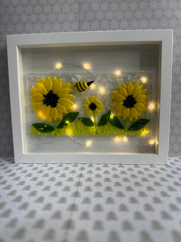 Sunflower Shadow Box