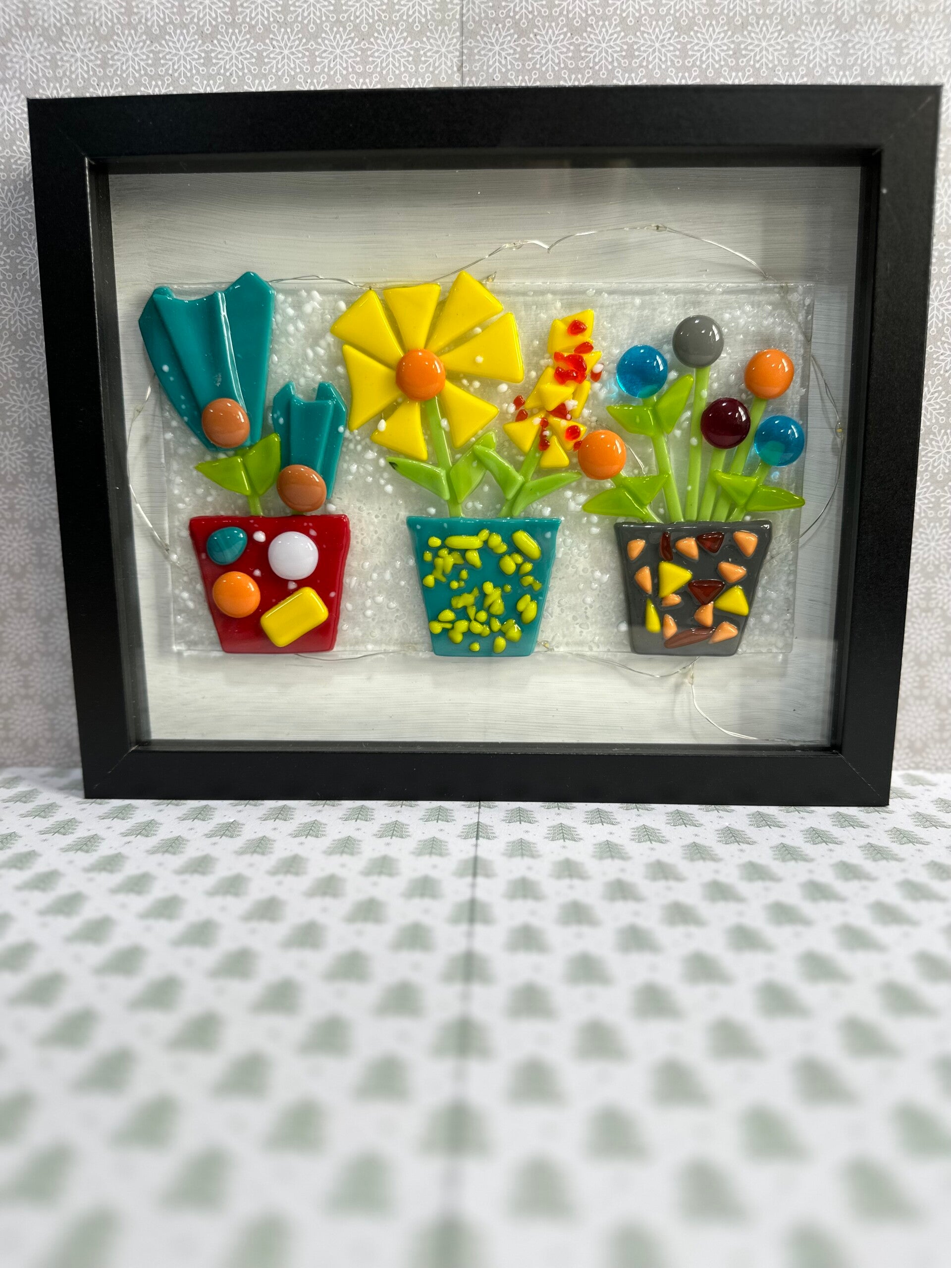 Flower Pot Shadow Box