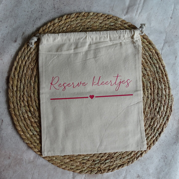 Zakje - reserve kleertjes