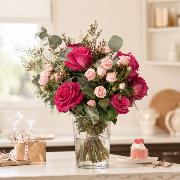 Lief roze boeket