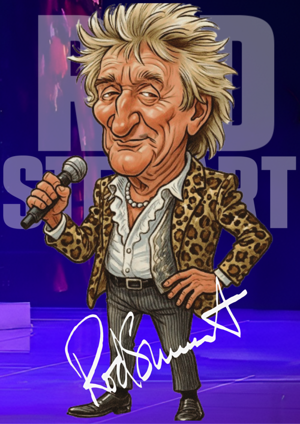POSTER ROD STEWART Storyteller Motiv