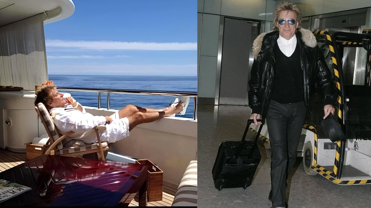 I'm off for a bit... Rod Stewart is vacationing with his family in ...