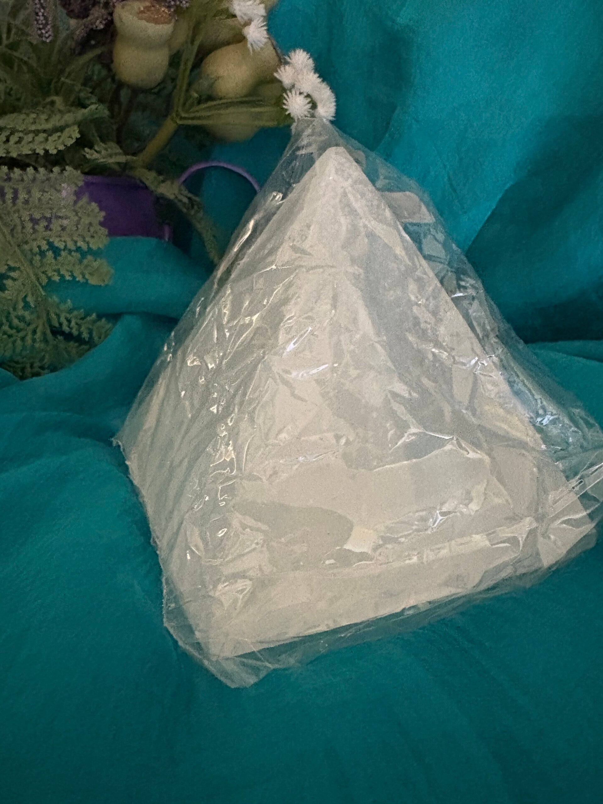 Selenite pyramid Crystal