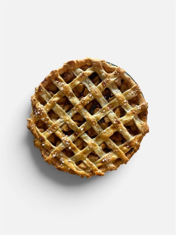 Appeltaart met kaneelpudding