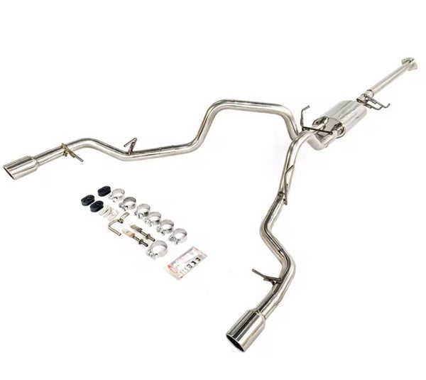 Cat-back Dual Split Uitlaatsysteem 3.0"/2.5" RVS – Ford F-150 5.0L V8 (2015–2022)