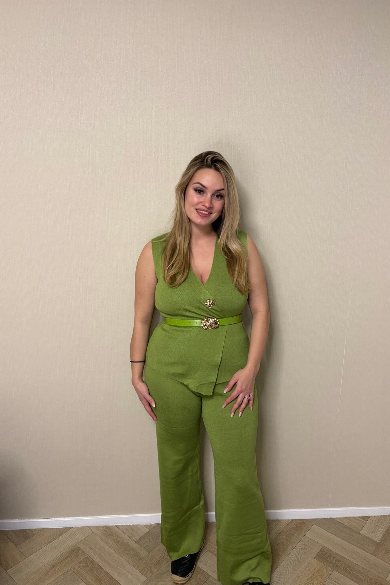 Two piece Stacy Lime