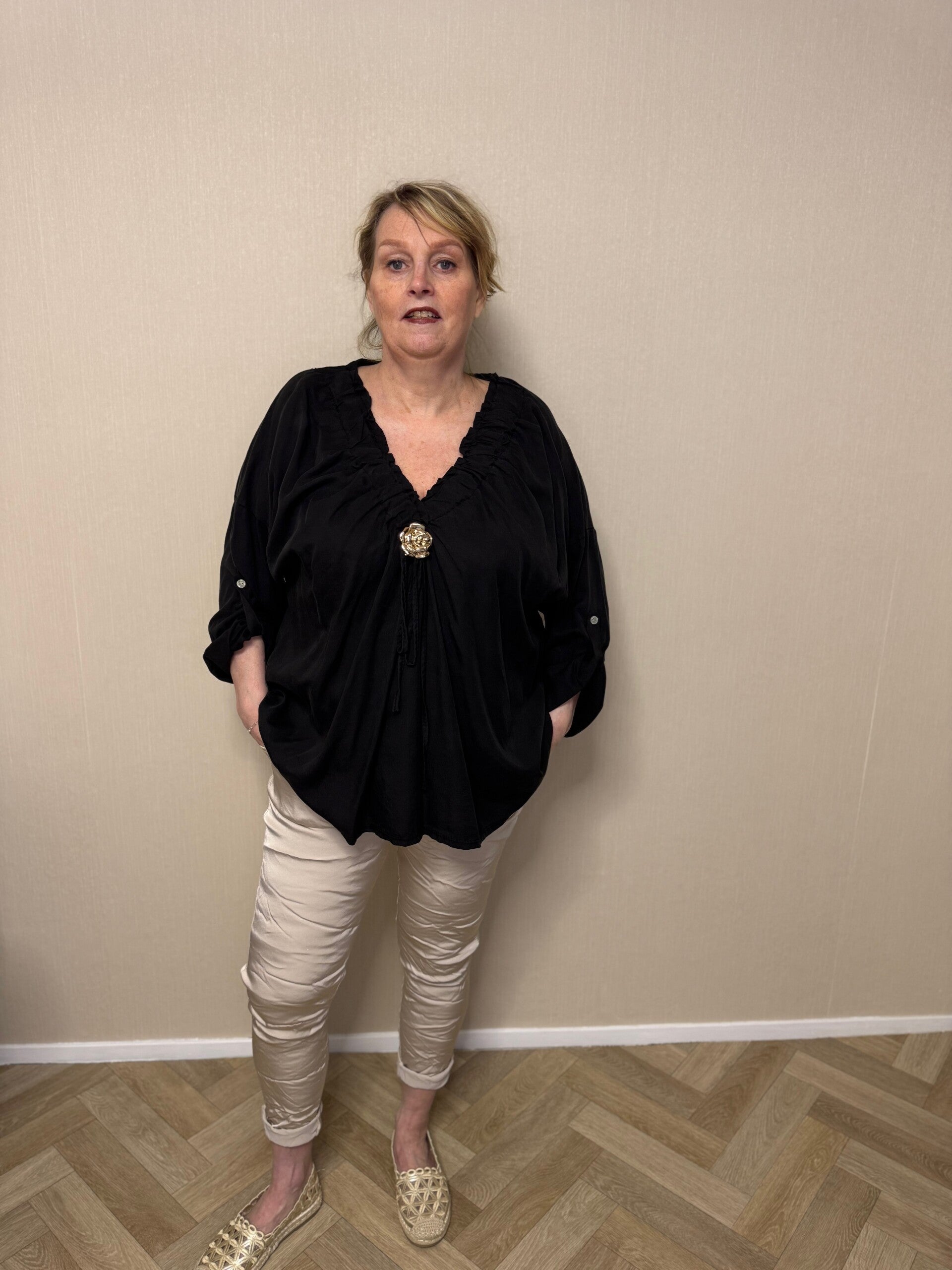 Blouse Rose zwart